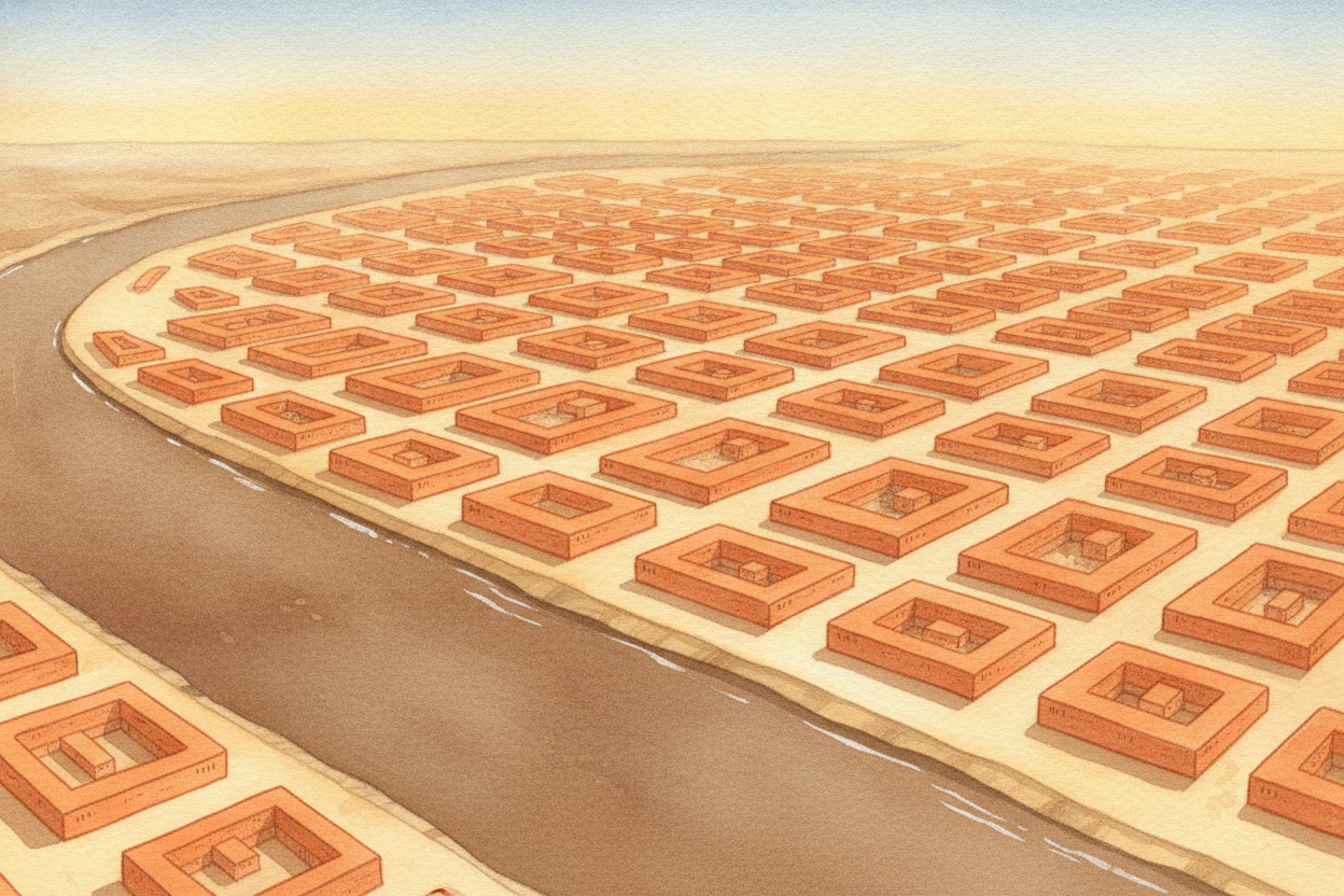 About 4,500 years ago, along a river in what is now Pakistan and northwest India, people built cities so neat and clever