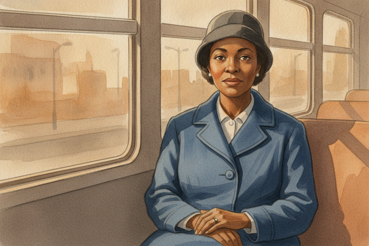 In 1955, in Montgomery, Alabama, a woman named ++Rosa Parks++ rode home on a bus. The rules said she had to give up her 