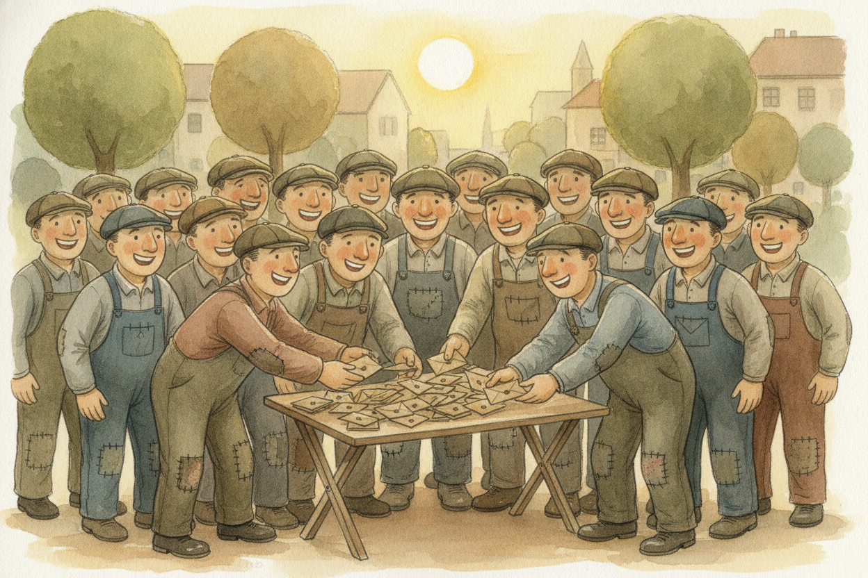 First came ++Relief++ — and the fastest fix was jobs. ~~Instead of just handing out money~~, the government hired people