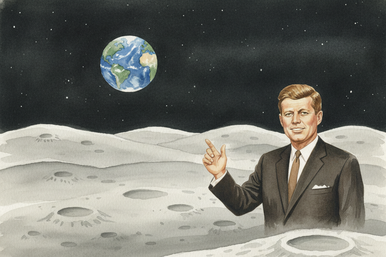 So who "won" the Space Race? America had reached the goal ++Kennedy++ promised. But honestly, the biggest winners were a