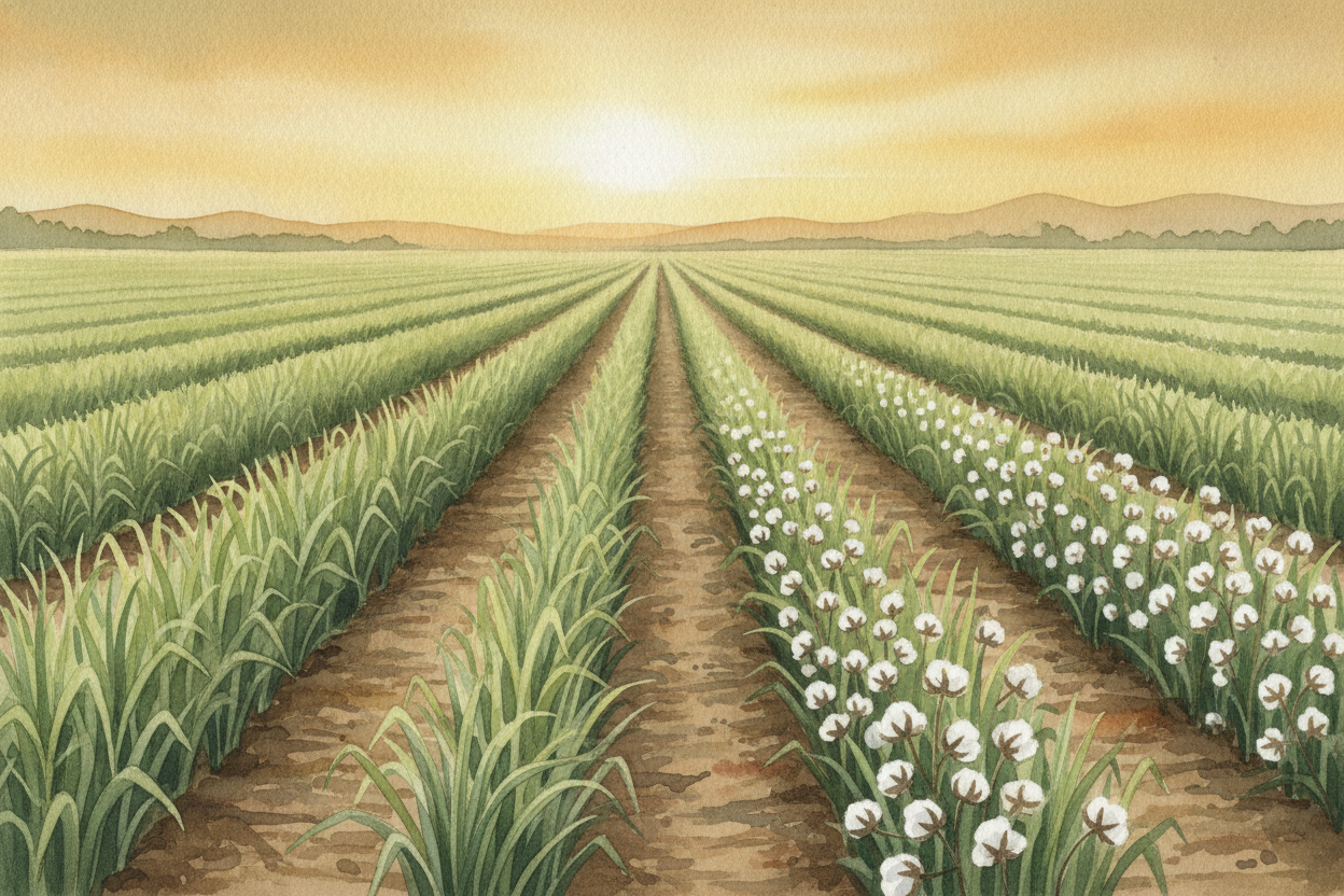 Why did anyone do something so cruel? ~~For money, sadly.~~ In the Americas, **huge farms grew sugar, cotton, and tobacc