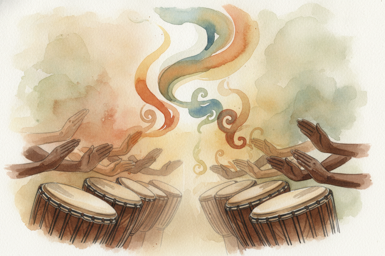 ~~And yet — even in the worst of it —~~ people held onto who they were. They carried their *songs, their languages, thei