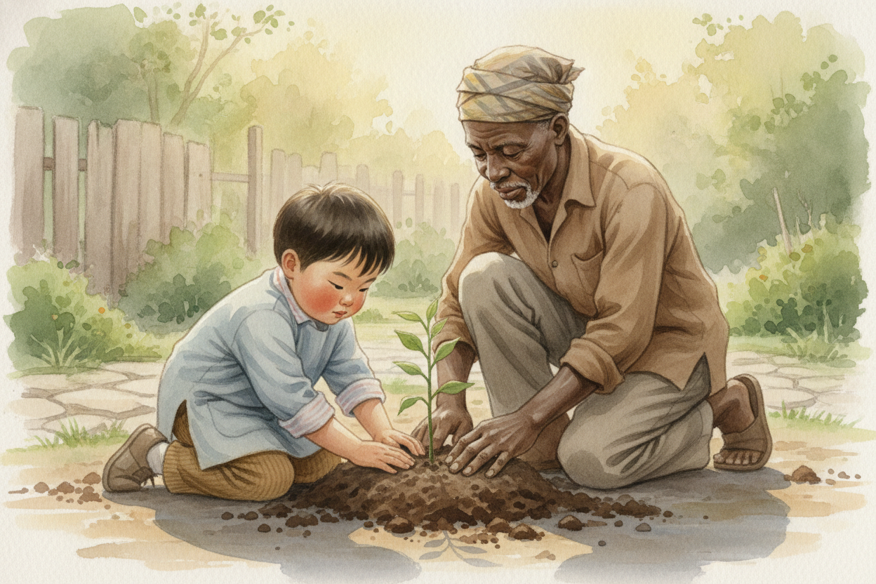 Remembering also helps us. When we *look clearly at a wrong from the past*, we get better at noticing unfairness today, 