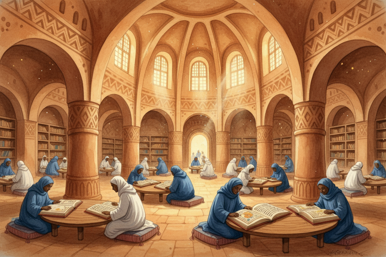 ~~But here's what made~~ ++Timbuktu++ truly legendary: it became **a city of books**. The wealth from trade paid for som