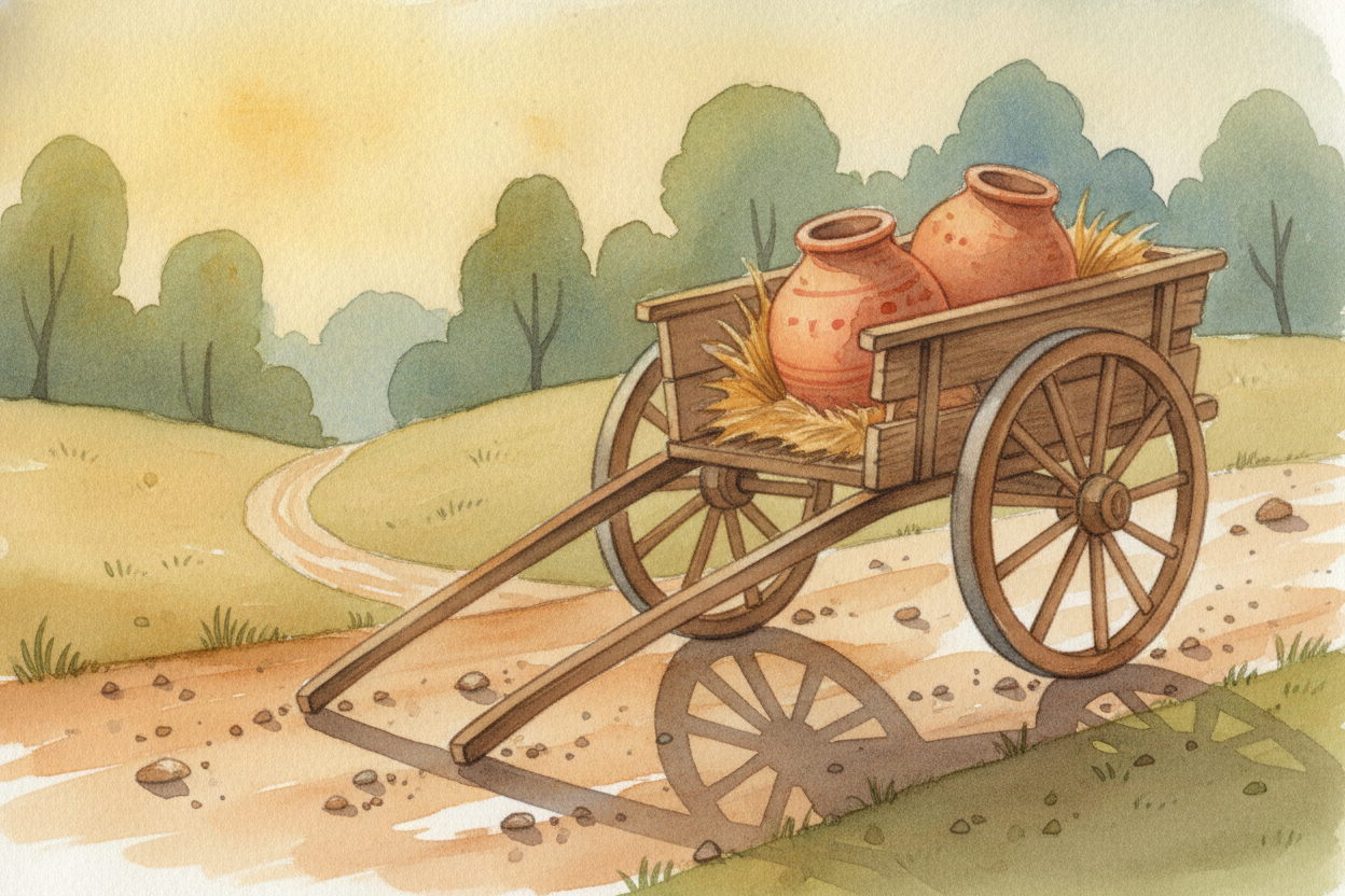 Next, a quiet champion: ++the wheel++. People had been hauling heavy things forever, and ~~dragging is exhausting~~. A r