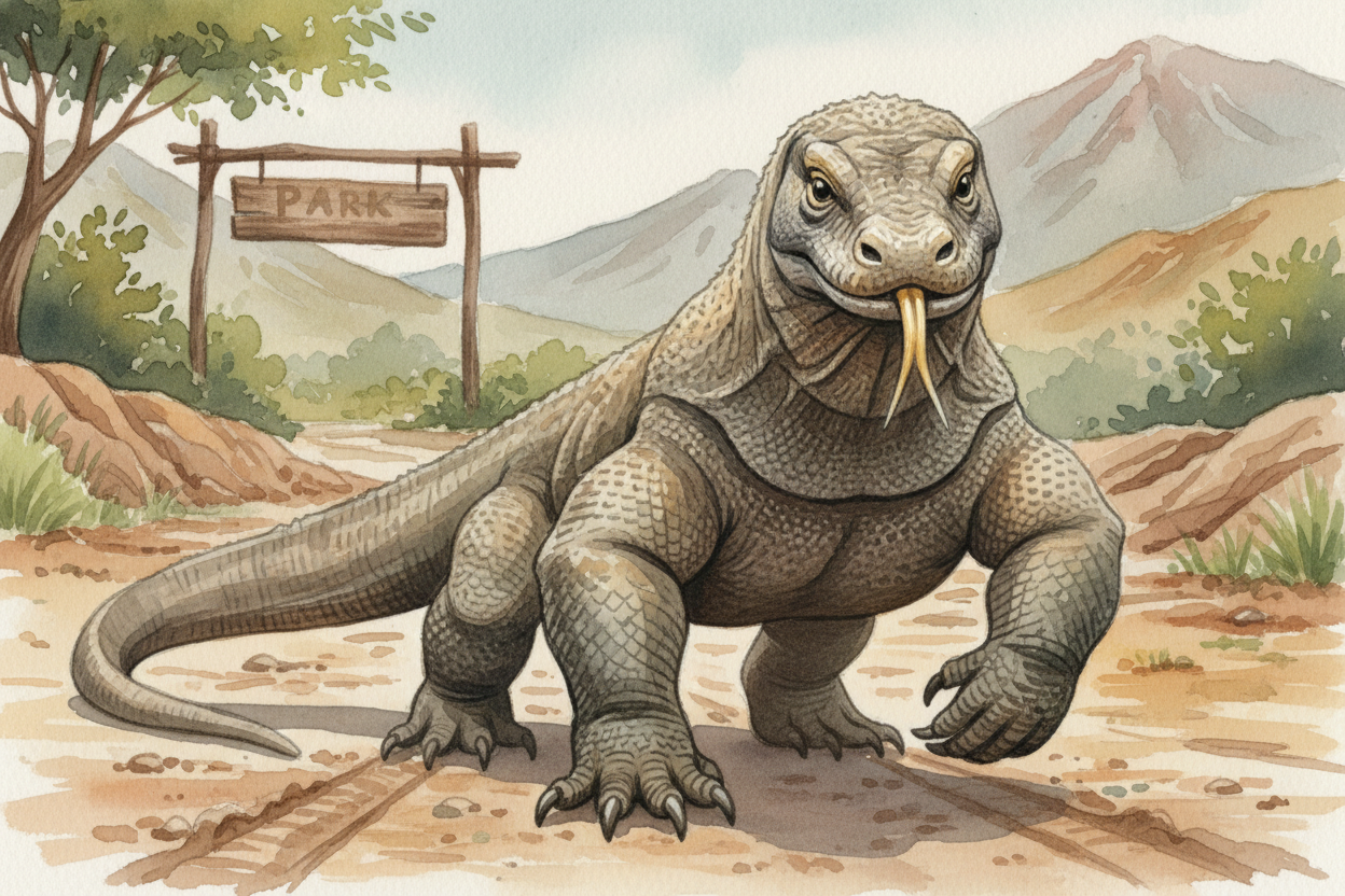 So if you're ever in ++Indonesia++ and want to see a **real dragon**, you know exactly where to go. Just remember: they 