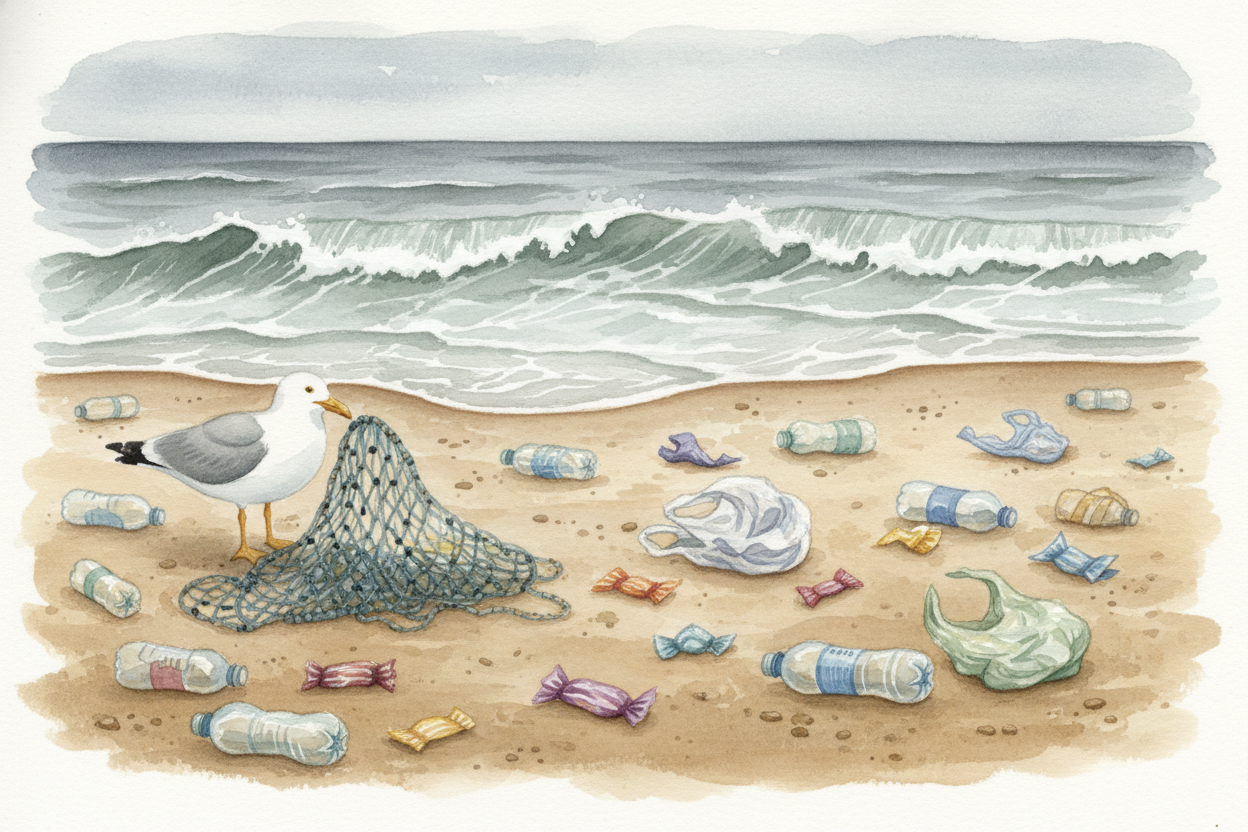 The truth is, we make *so much trash* that it's hard to keep up. Every person in the U.S. throws away about **four pound