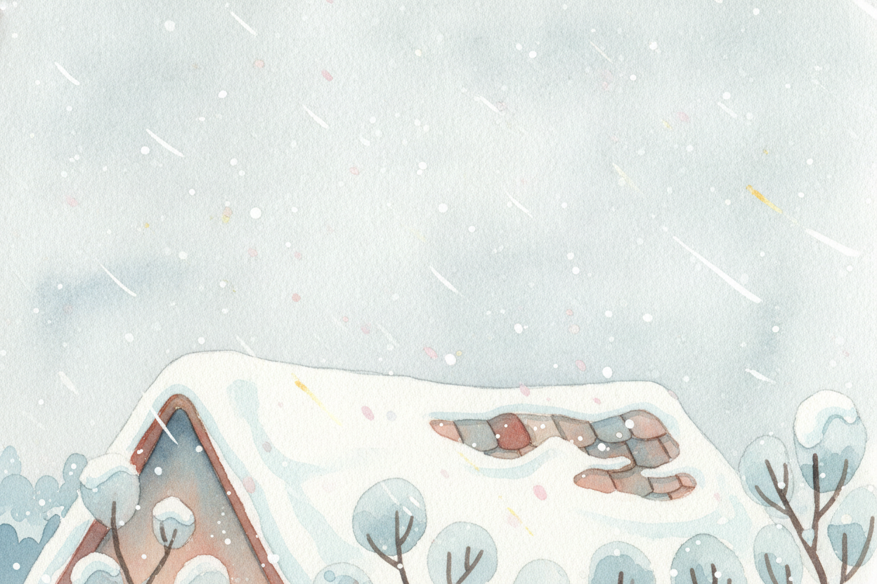 ~~Look up on a cold winter day~~ and there they are: **a million tiny white flakes drifting down like the sky is shaking