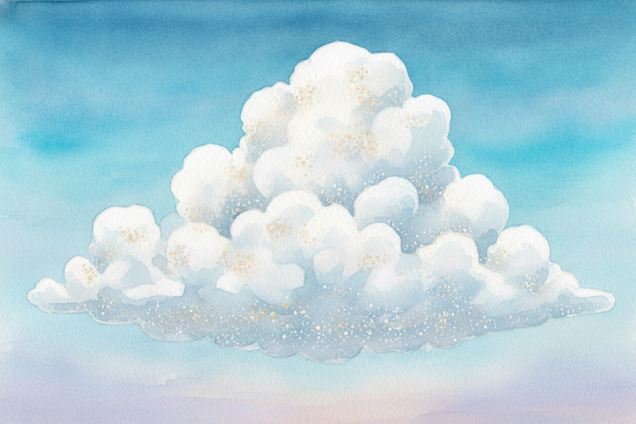 The higher that vapor climbs, the colder the air around it gets. ~~Way up there, it's freezing~~ — **far colder than you