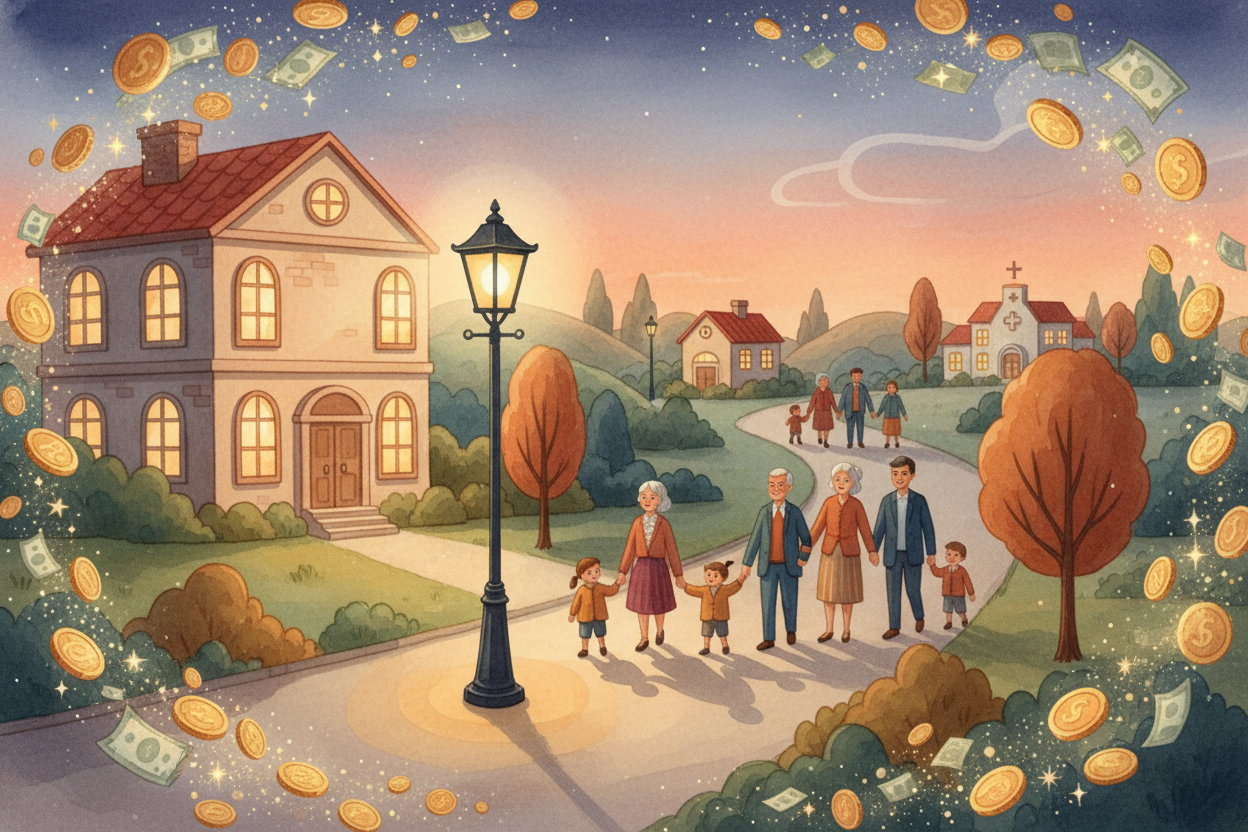 ~~So where does tax money go?~~ **Everywhere, quietly.** Into the teacher's salary and the stoplight's bulb and the libr