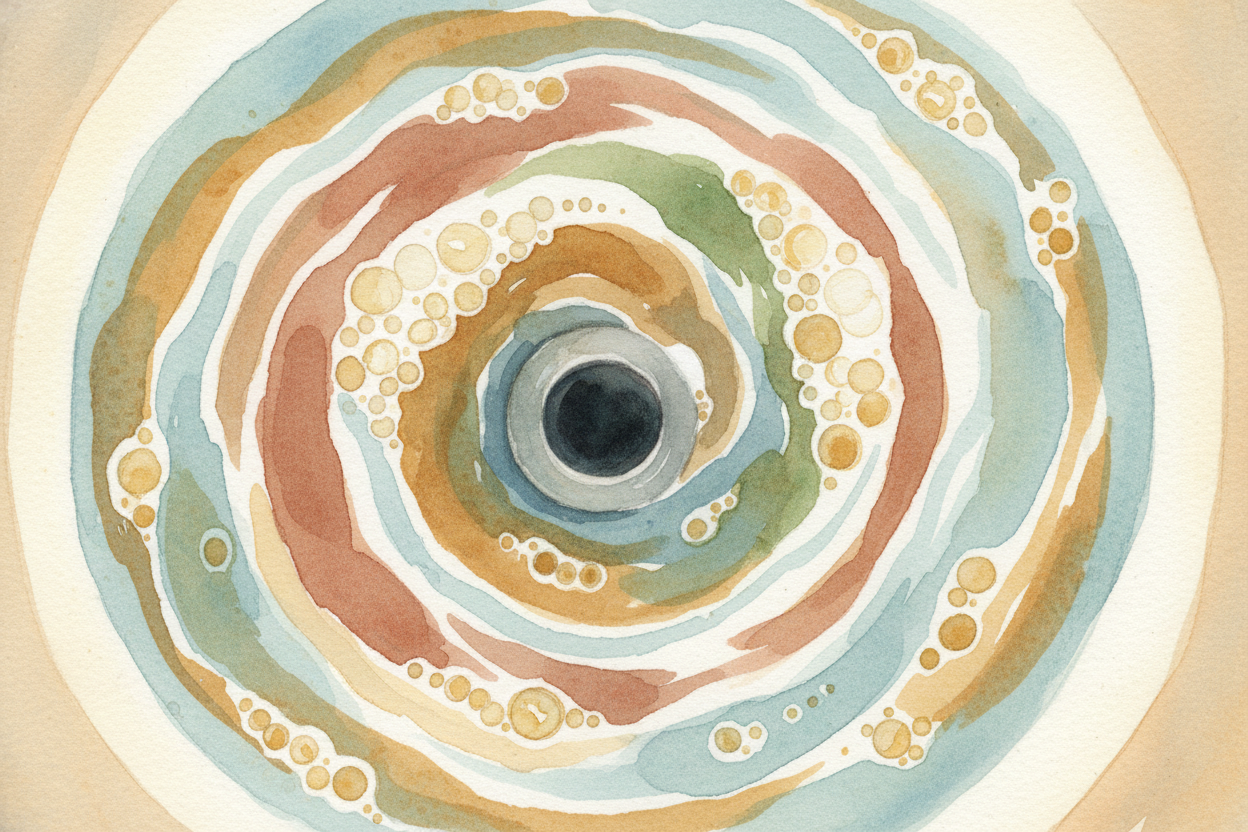 You pull the plug and ~~whoooosh~~ — down it goes. Your bathwater spirals into the drain and vanishes. But water doesn't
