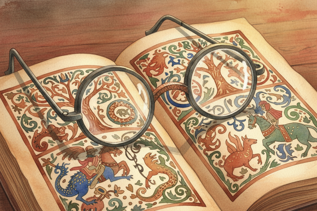 ~~That double-lens trick was the lightning bolt.~~ But lightning alone doesn't give you eyeglasses you can wear. You nee
