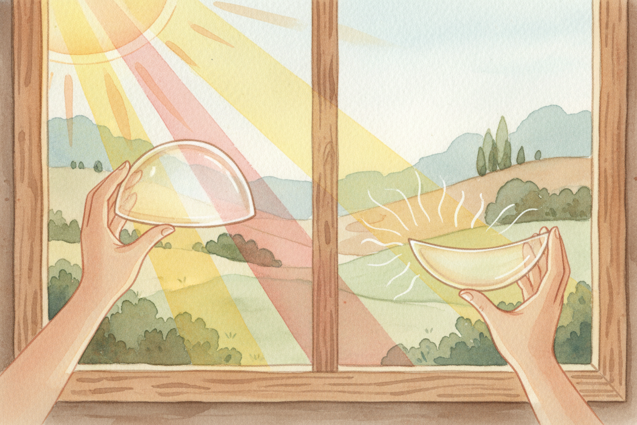 But those first glasses **only helped one specific problem**: when nearby things looked blurry because your eyes had sti