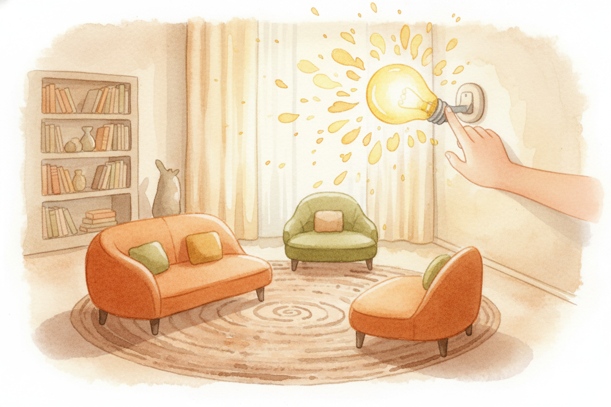 You flip a switch, and light floods the room. Magic? Nope — someone had to invent that. ~~And here's the twist:~~ it was