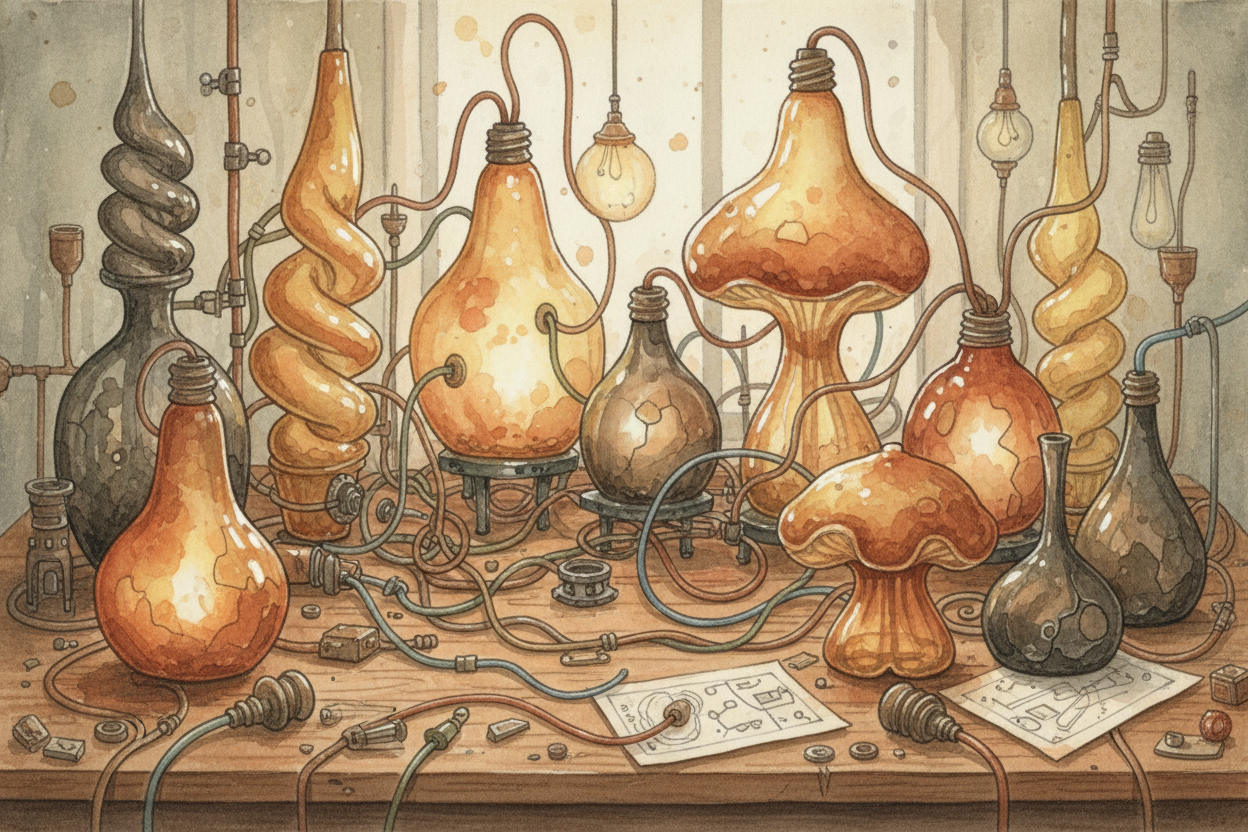 ~~Meanwhile~~, **twenty other inventors** were chasing the same idea. In Russia, in France, in Canada — labs everywhere 