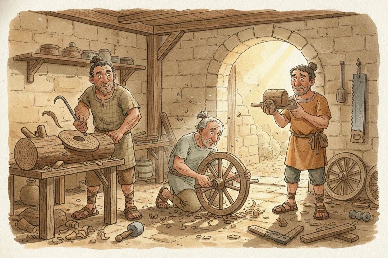 Who invented the wheel?