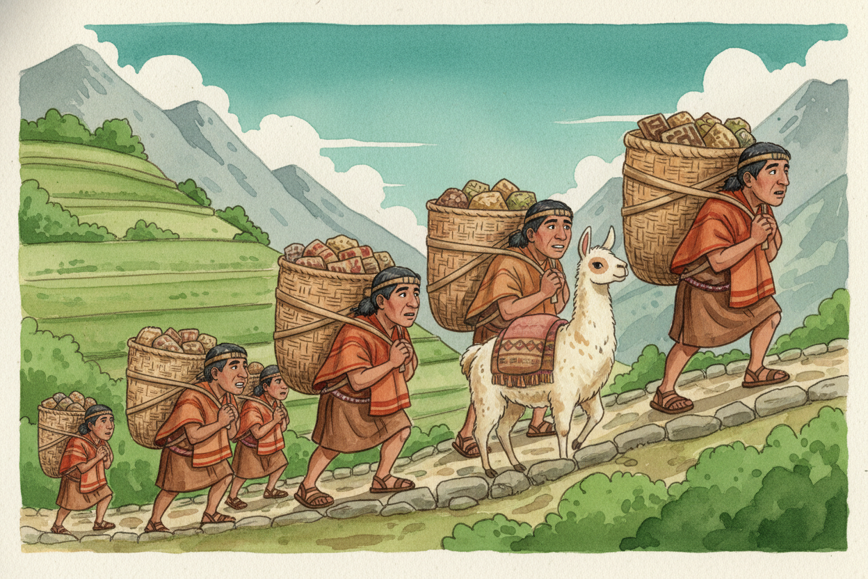 ~~And here's the wild part:~~ tons of advanced civilizations ***never invented the wheel for transportation***. The ++In
