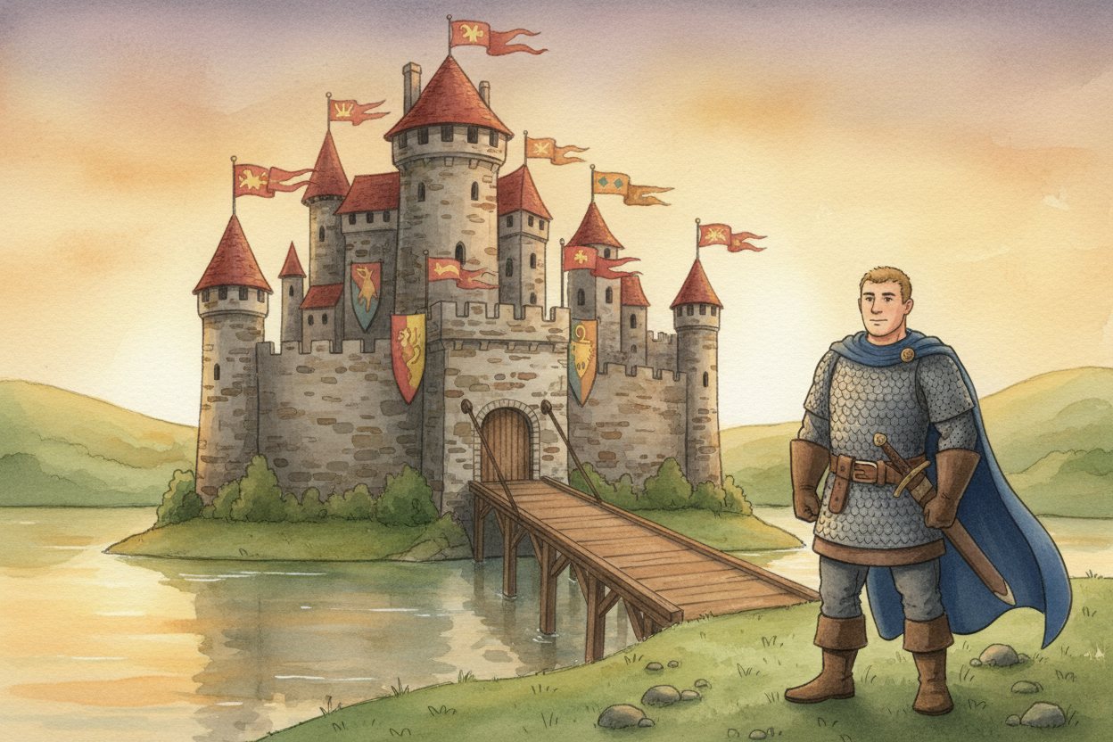 When you picture a castle, you probably see a knight in shining armor, a princess in a tall tower, maybe a dragon guardi