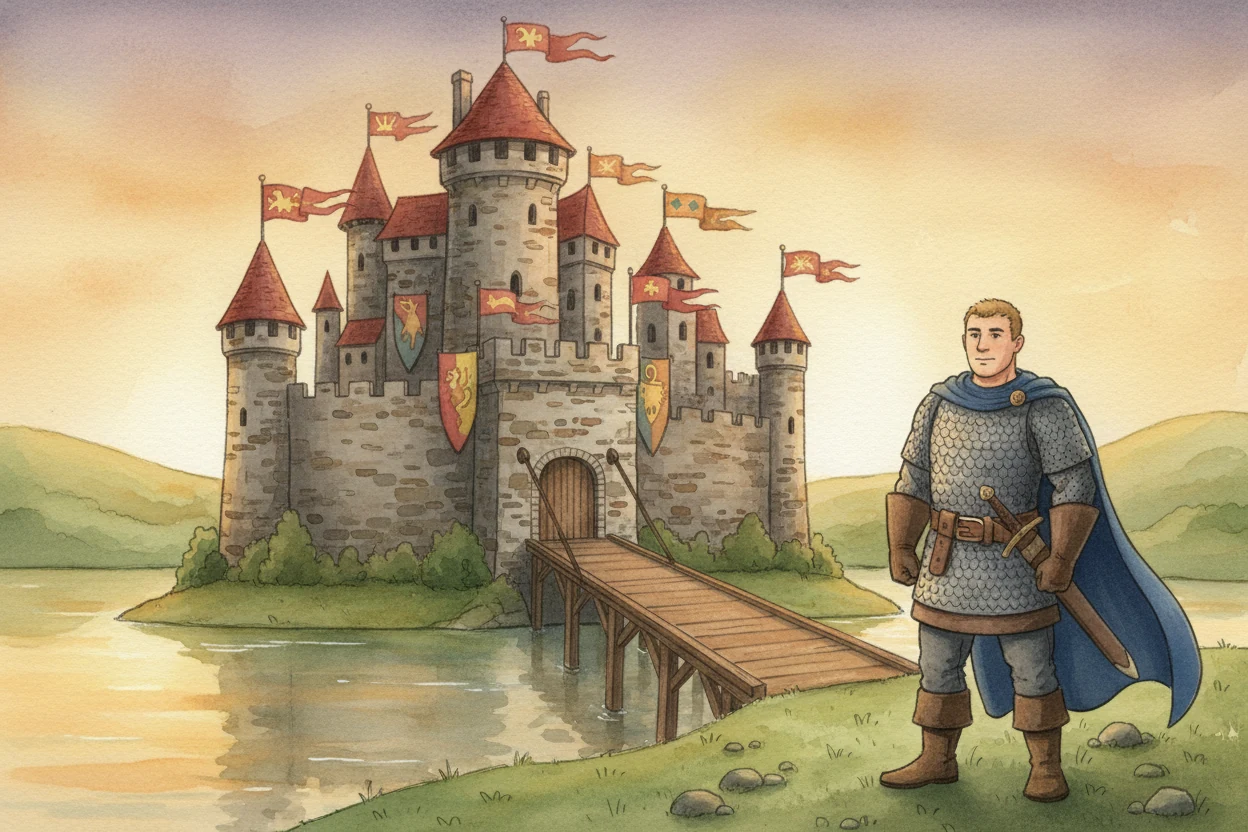 Who lived in castles?