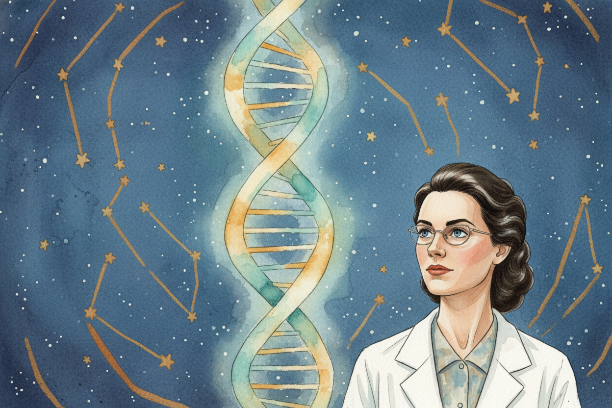 Today, the world remembers. Schools, buildings, and even a Mars rover carry ++Rosalind Franklin++'s name. Every time we 