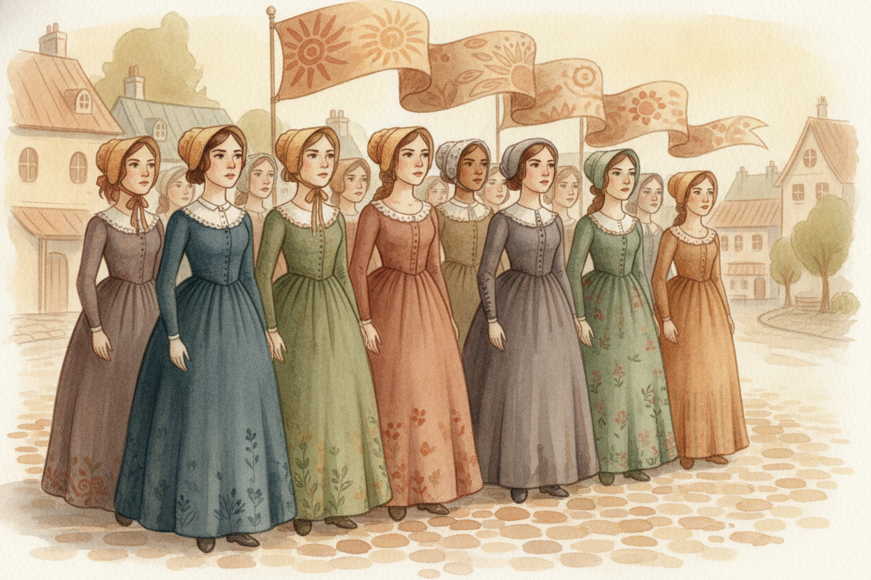 Once, in many countries, women were told something silly: ~~you may live here, work here, pay taxes here — but you may n