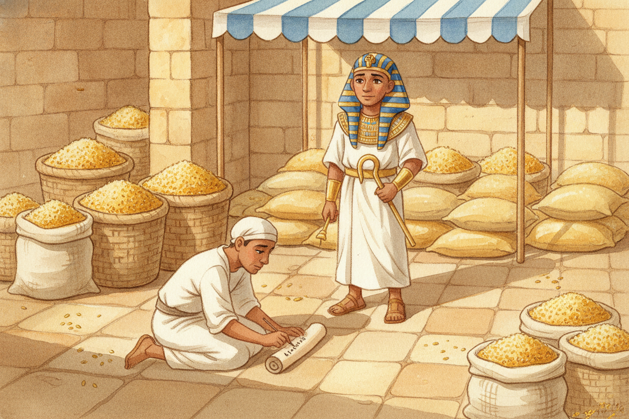 To keep the kingdom balanced, the pharaoh had a **long to-do list**. They led the army, made the laws, and collected tax