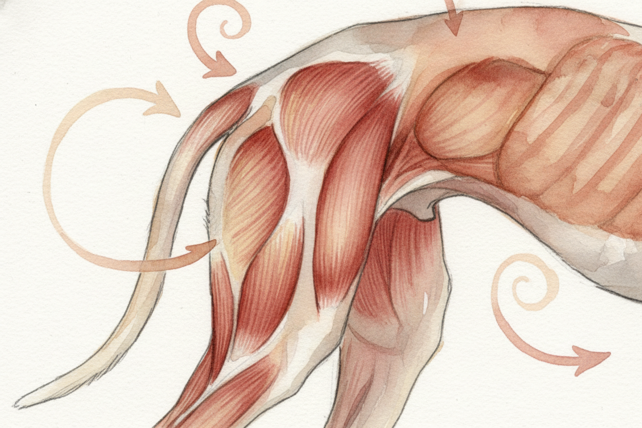 The fuel system is just as specialized. Greyhounds have a type of muscle fiber called ++fast-twitch++ — the same kind sp