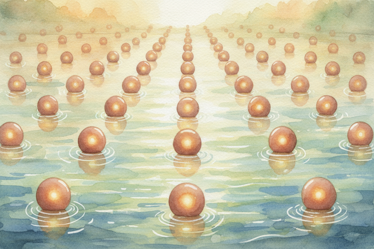 Scientists have a cozy name for this: a "++sea of electrons++." _Picture the metal atoms as posts stuck in the ground, a