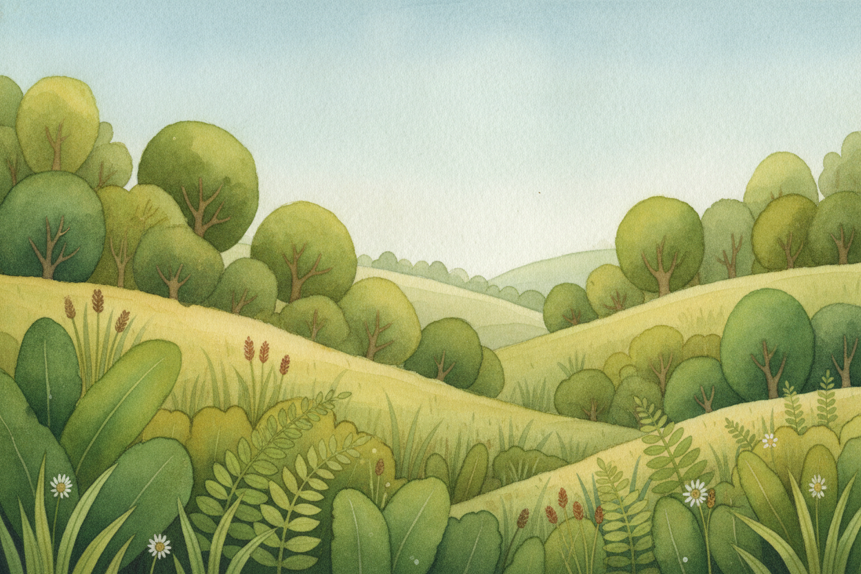 Look out a window almost anywhere, and the world throws the same color at you: green, green, and more green. Leaves, gra