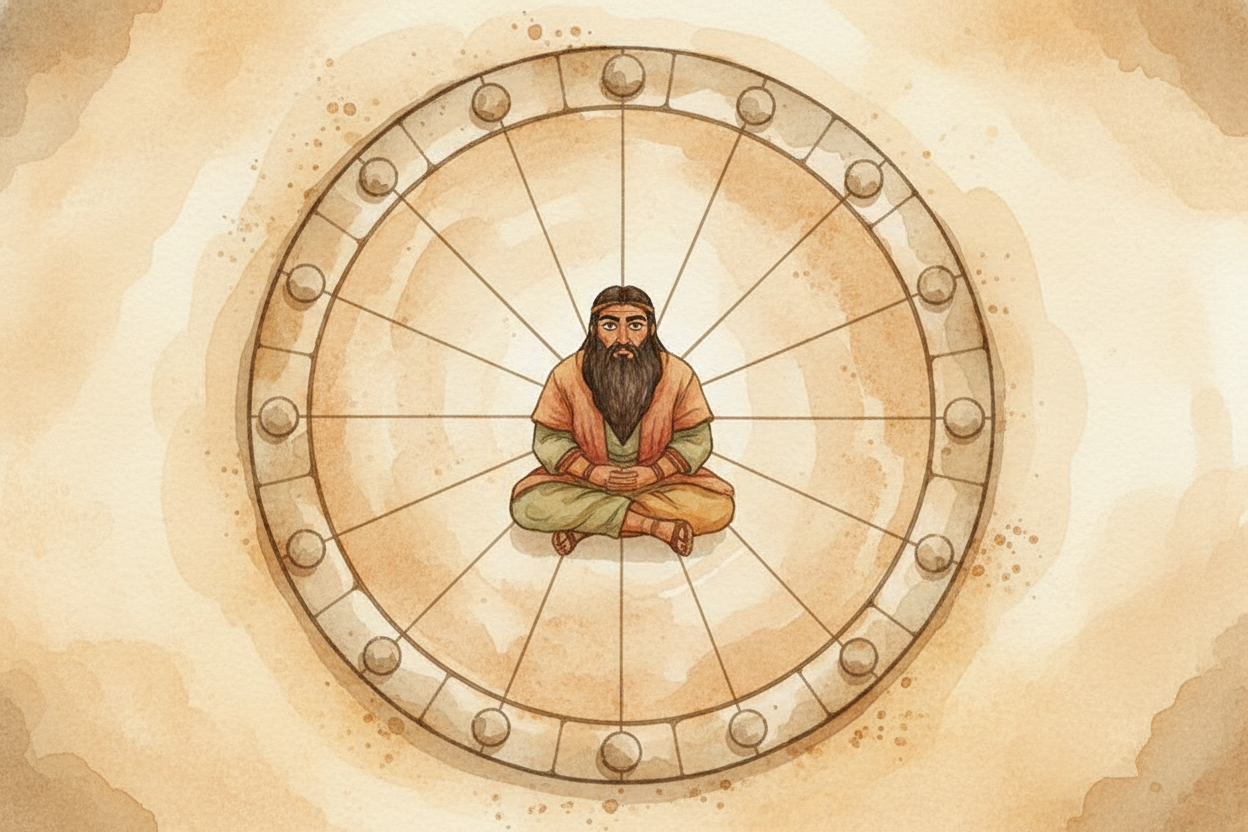 ~~When you're an ancient astronomer~~ dividing up the sky, you need a system that works with simple tools — **no calcula