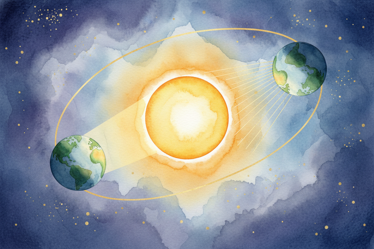 ~~So seasons aren't about distance~~ — Earth's orbit is nearly circular, and the difference between closest and farthest