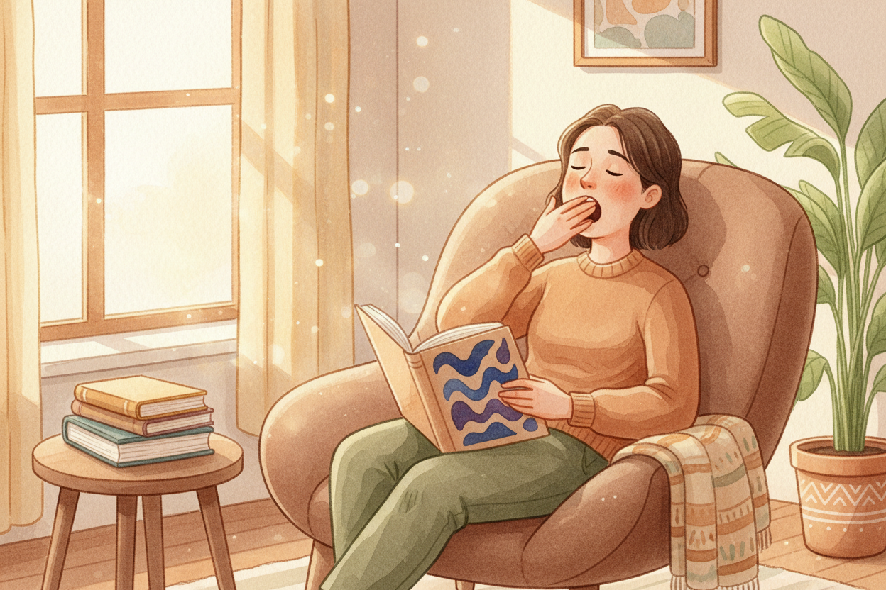 Yawning seems to trigger these mirror systems like crazy. One study found that *just READING the word "yawn" makes 50% o