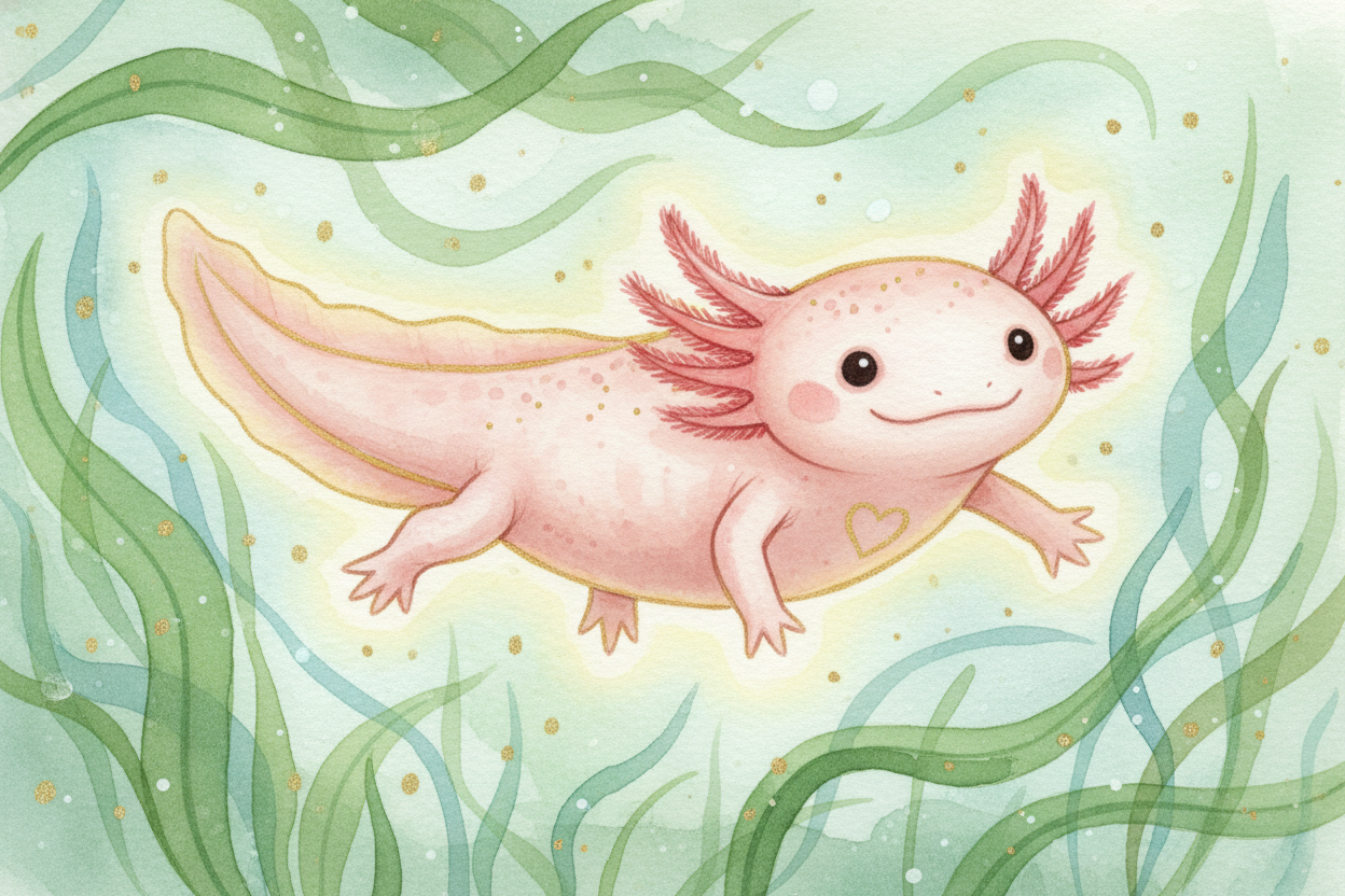~~And it's not just legs.~~ Axolotls can regrow their tails, their jaws, parts of their hearts, pieces of their brains, 