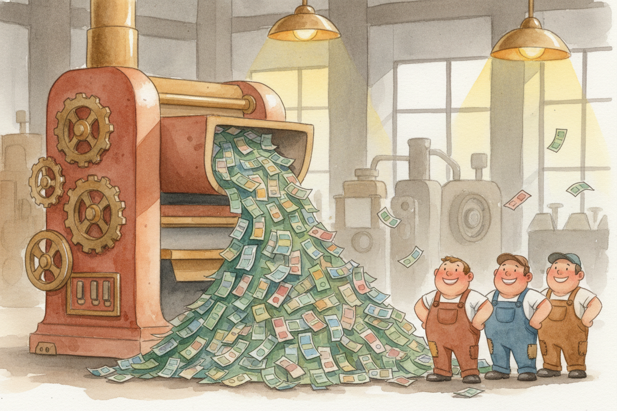 You've probably thought about it: why can't a country just print a mountain of money and make everyone rich? It seems so