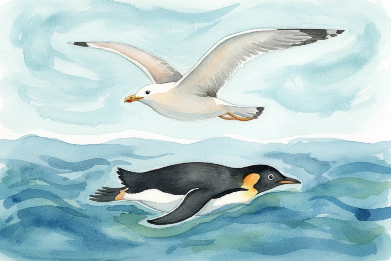 Why can't penguins fly?