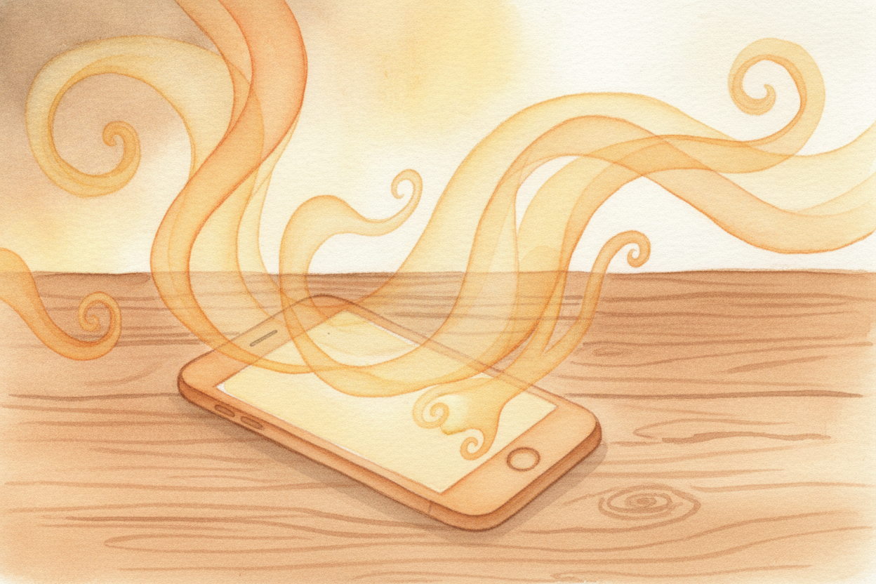"~~But wait~~," you might say, "my phone battery dies. Where did THAT energy go?" Great catch. **It didn't vanish** — it