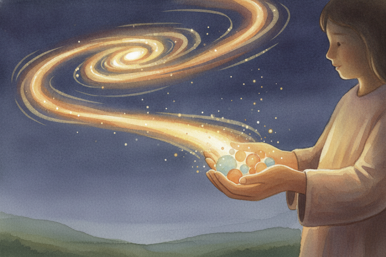 And where did ~~ALL the energy~~ come from in the first place? As far as we can tell, the total amount in the universe w