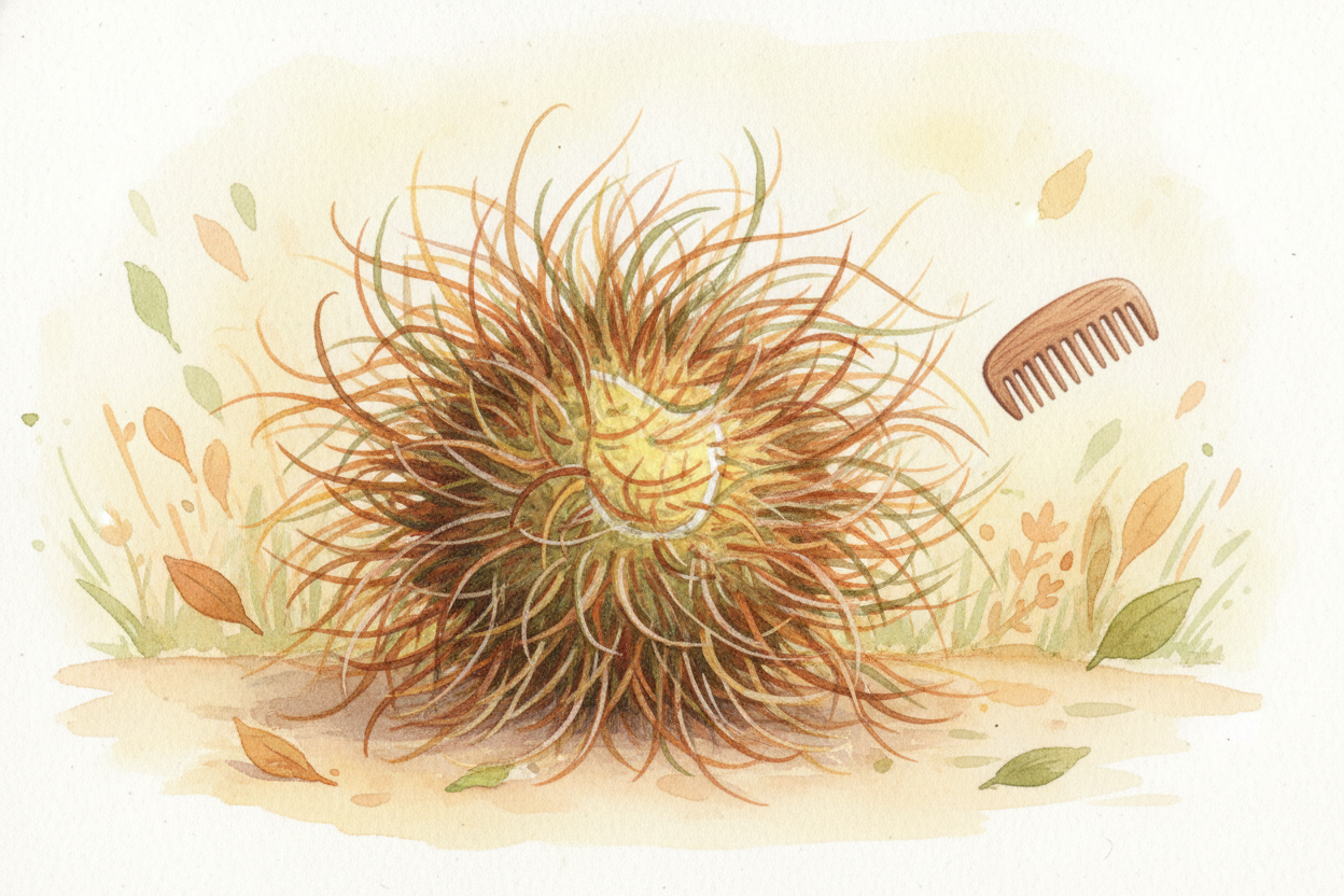 Mathematicians love silly names for serious ideas. One of their favorites? The ++Hairy Ball Theorem++. It says you *cann