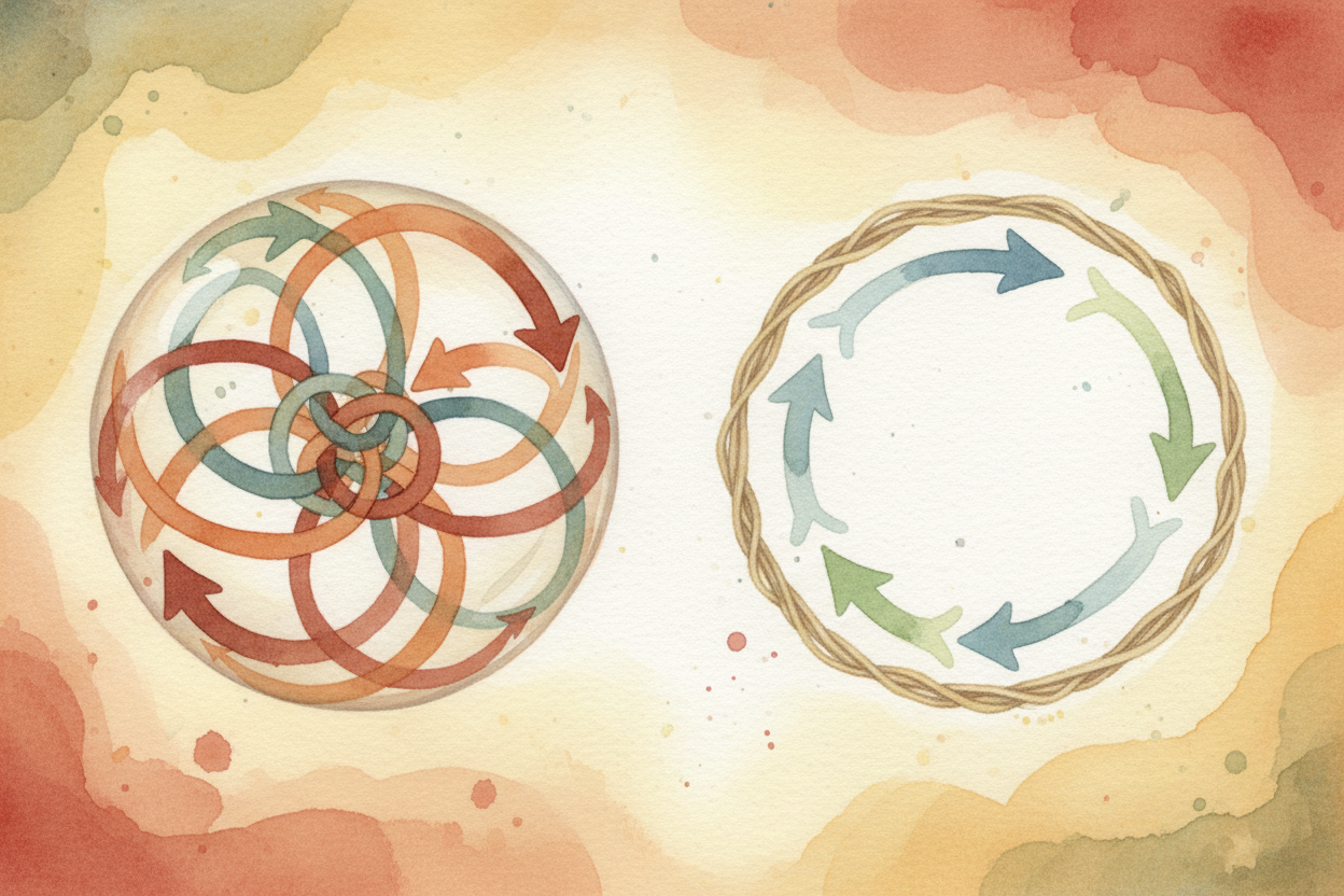 The problem is ++topology++—the study of shapes and their **stubborn rules**. A sphere is fundamentally different from a
