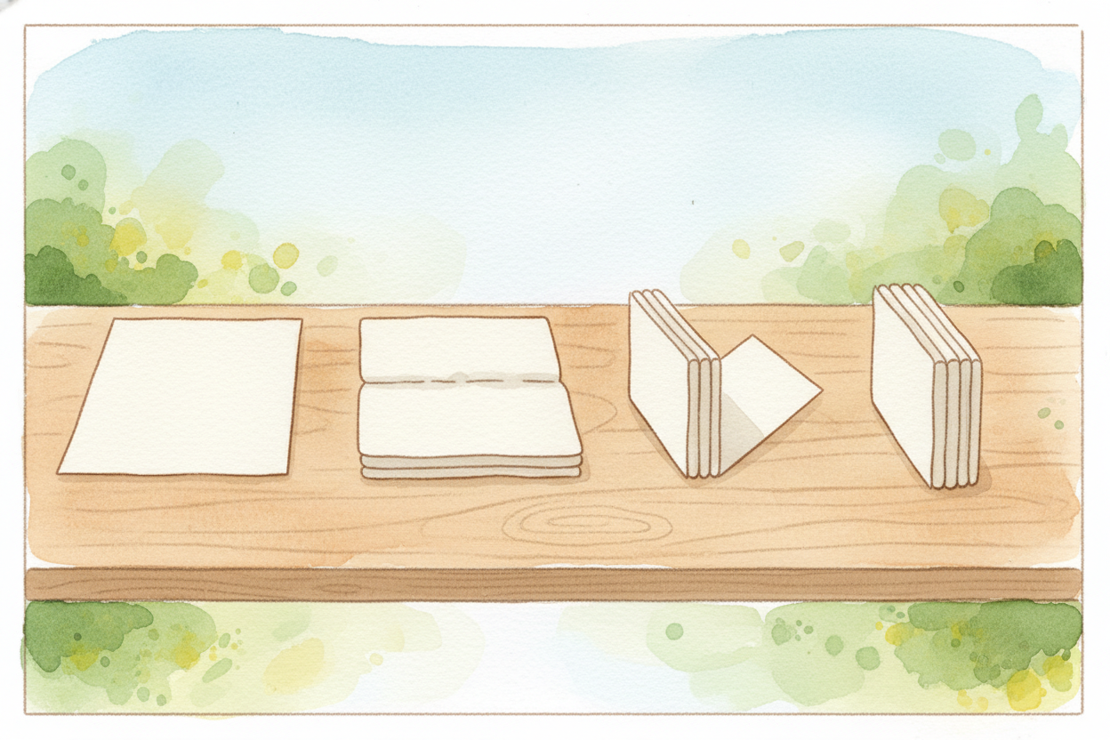 ~~Here's the wild part:~~ every time you fold, you **double the thickness**. One sheet becomes two layers. Two becomes f