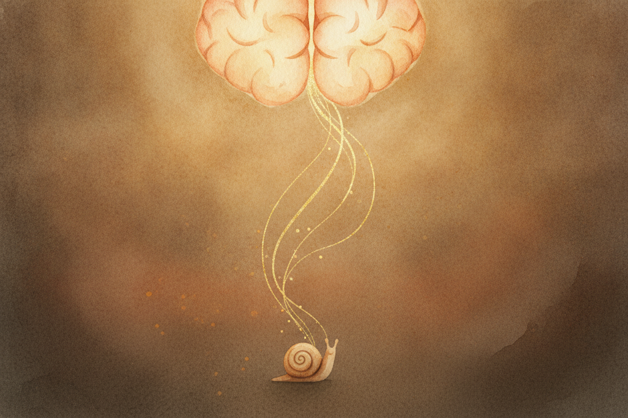 Those sparks zip up the hearing nerve to your brain, ~~faster than you can blink~~. And **the brain is the real genius**