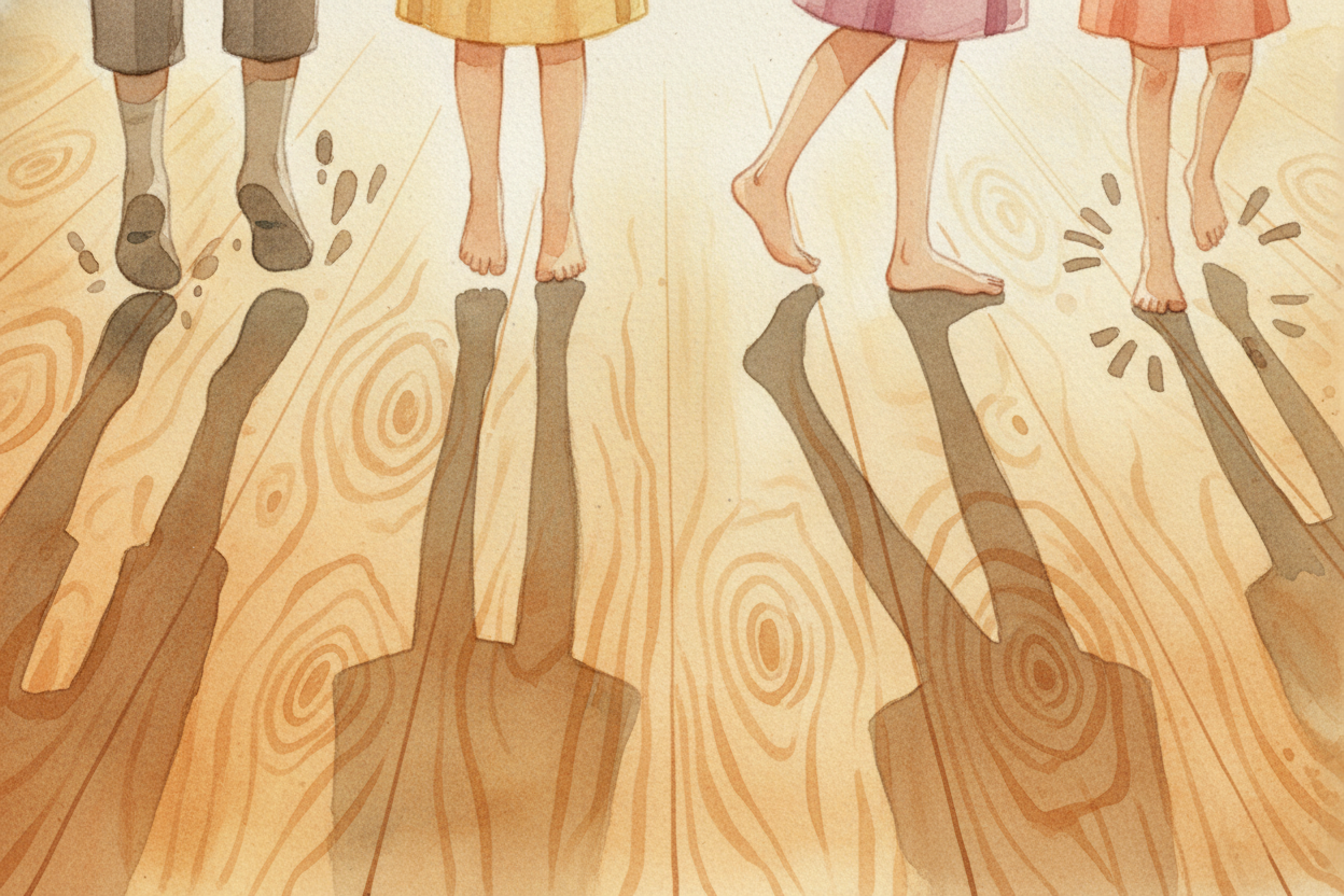 Every person walks in their own **signature rhythm**. Some people thud heavily on their heels. Others land lightly on th