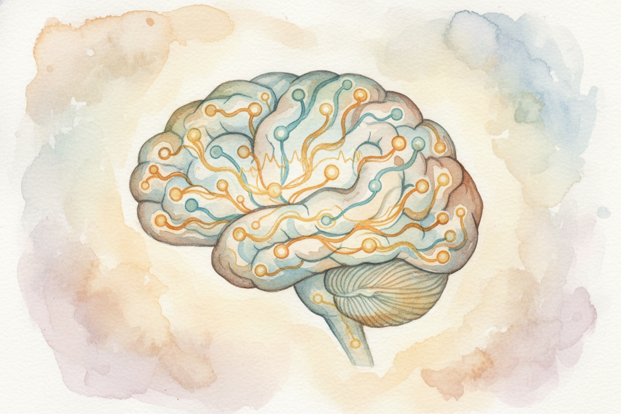 Your brain is a **pattern-hunting machine**. It's been listening to the people in your life walk around for years — *tho
