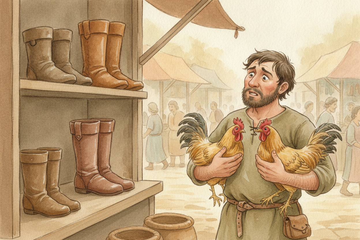 Imagine a world with no coins, no cards, no crumpled bills — just you, your chickens, and a powerful craving for a new p