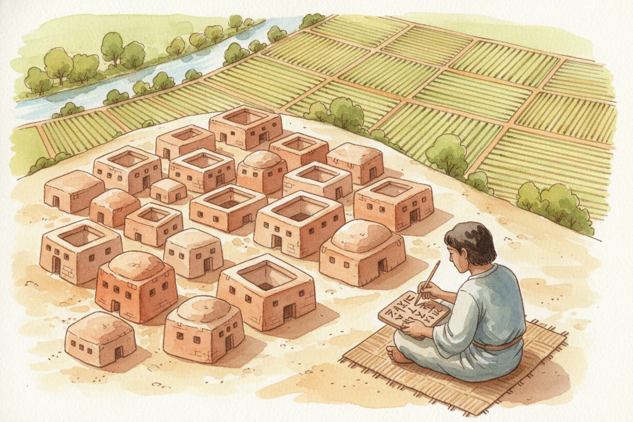 **Farming changed everything that came after**. Permanent villages turned into ~~towns, then cities~~. People who didn't
