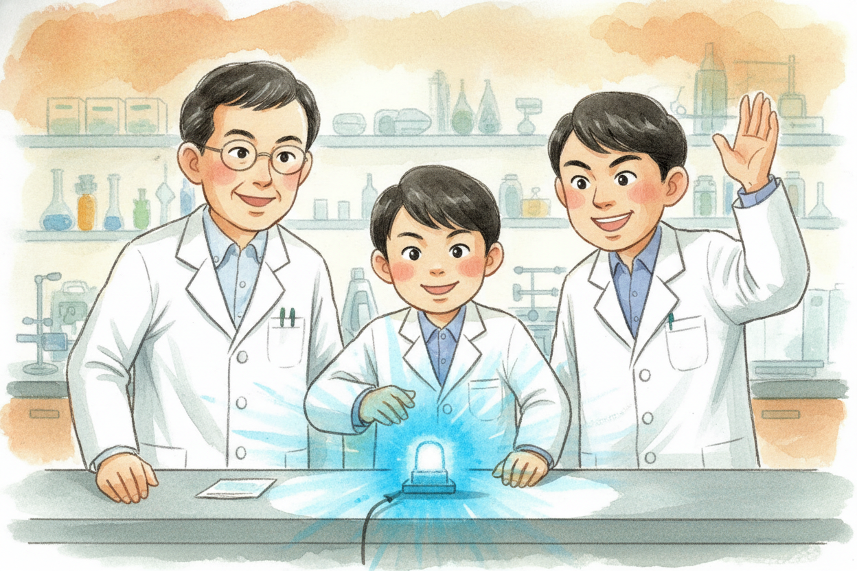 ~~Slowly, they cracked it.~~ They learned how to *grow the crystal clean*, and how to layer it so electricity would **ra