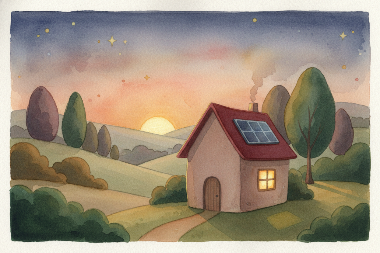 ~~And white LED light changed everything.~~ It *sips a fraction of the electricity* of old bulbs and lasts for years ins