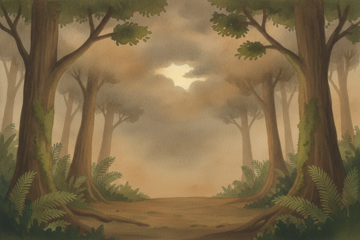 That dust and haze did ~~something terrible and quiet~~: it *blocked the Sun*. For months, maybe years, the sky stayed d