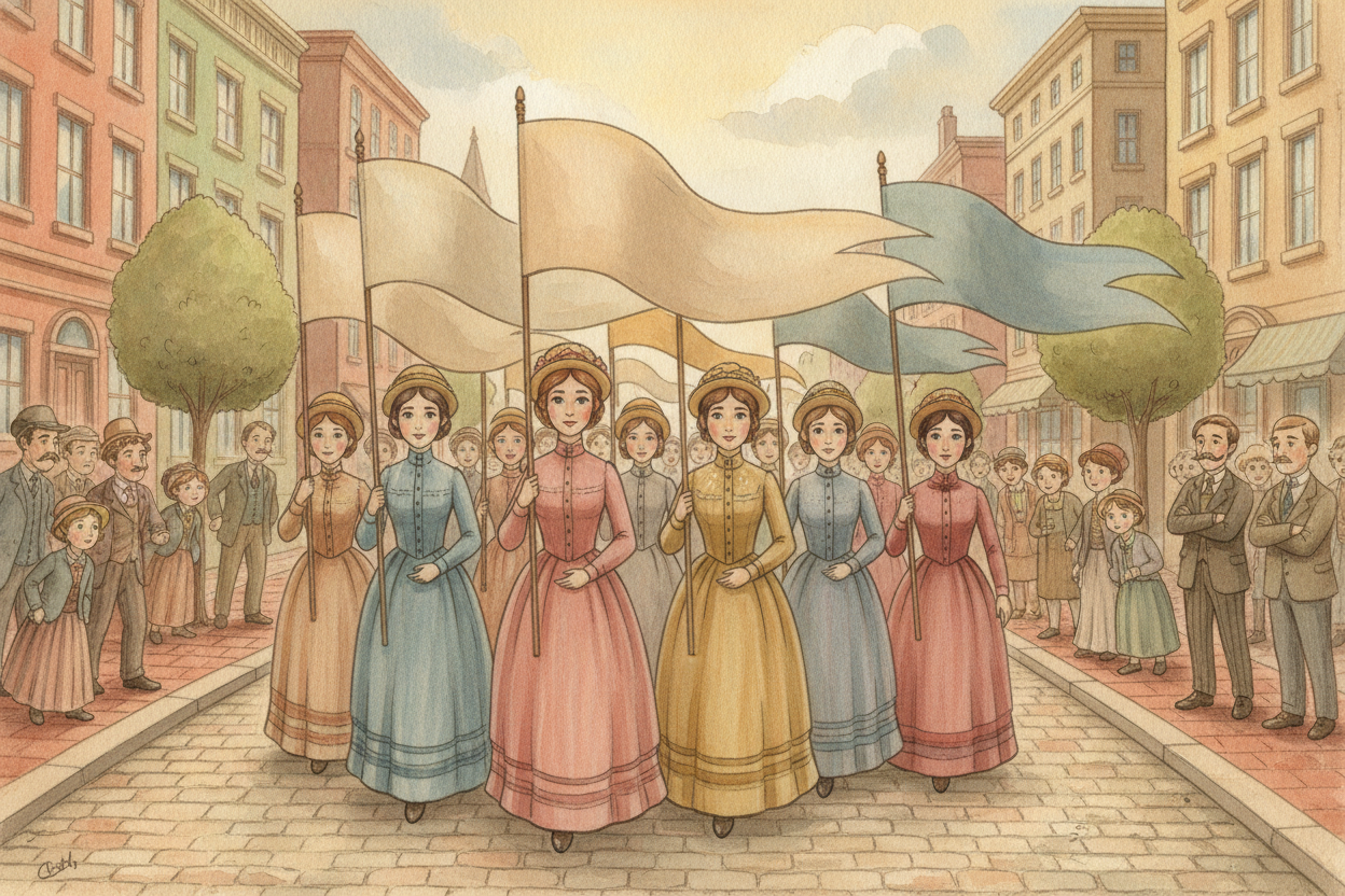 It was _slow, and often unfair_. Marchers were ~~mocked in the newspapers~~. Some protesters were **arrested for nothing