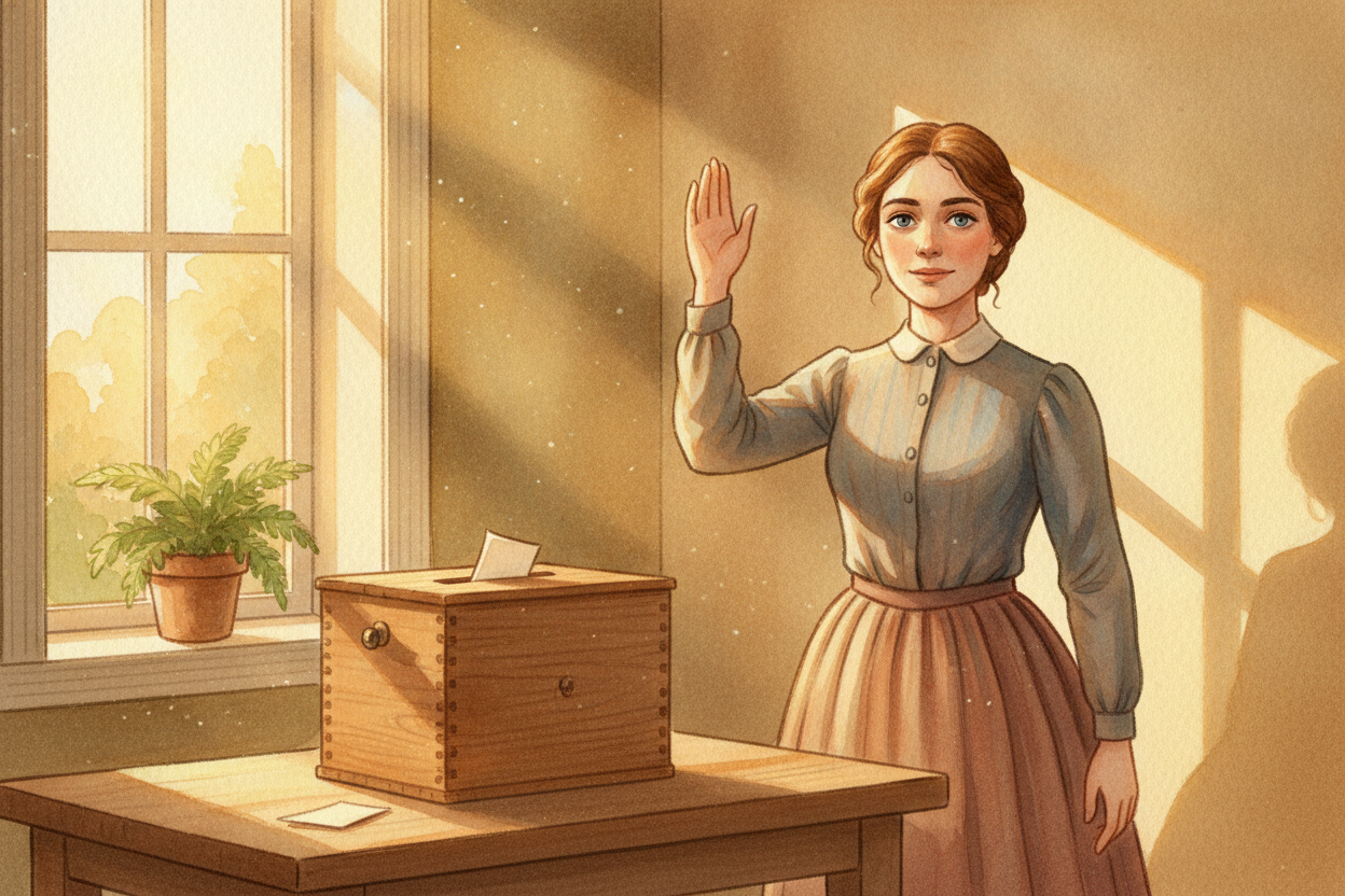 So women had to fight for the vote because someone, long ago, decided they couldn't have it — and ~~unfair rules don't t
